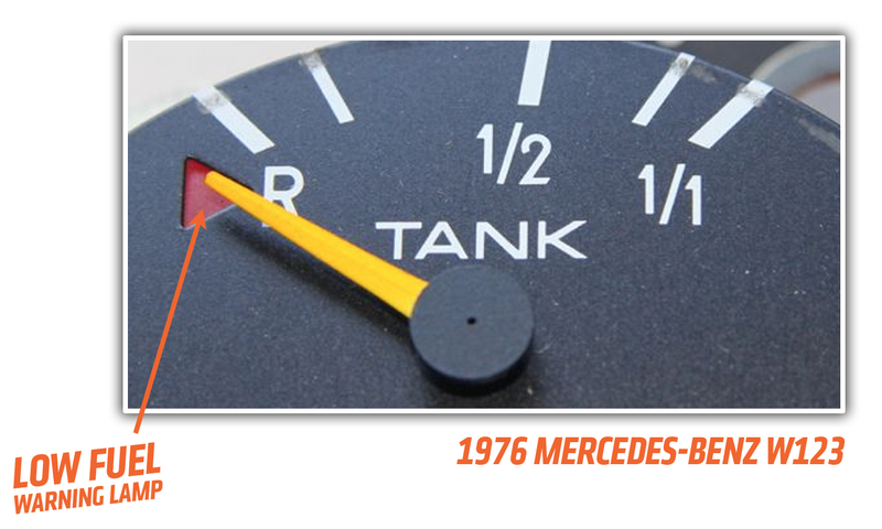 Illustration for article titled The Inventor of the Little Arrow that Tells You What Side the Fuel Filler Is On Has Finally Been Found